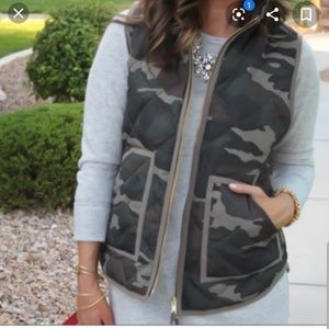 JCrew Camouflage vest